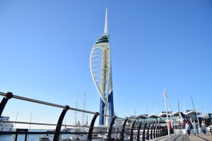 Spinnaker tower on a sunny day