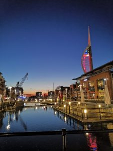 Spinnaker tower and Gunwharf