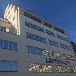 LSI/IH Portsmouth building in the morning