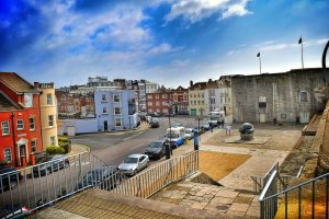 The streets of old Portsmouth