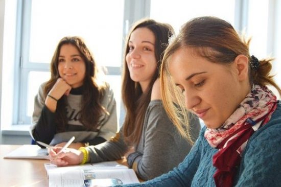 student learning about how to pass an English language exam